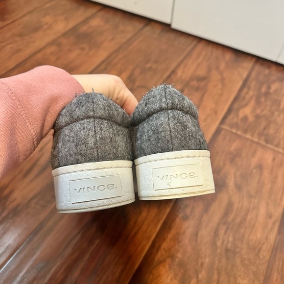 Vince Warren platform slip on grey sneakers size 8.5 - Picture 5 of 5